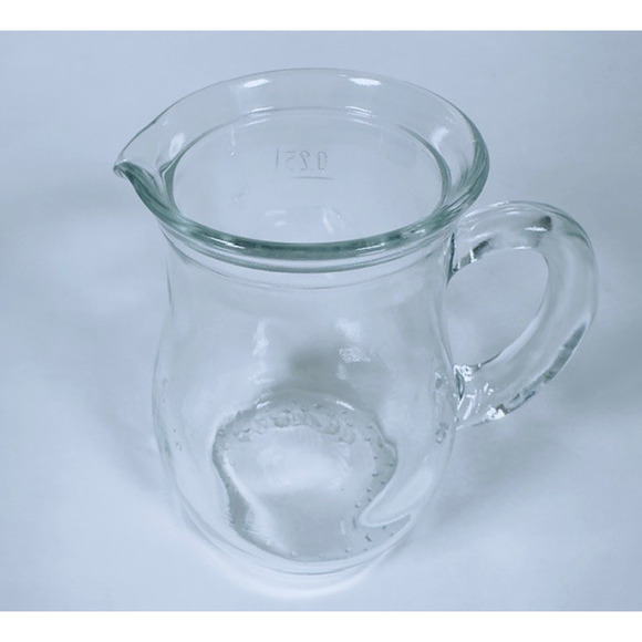 Bormioli Rocco Bistrot Glass Jug/Pitcher .25L Carafe Italy Vintage - Picture 1 of 16